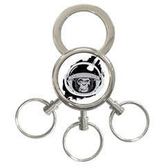 Spacemonkey 3-ring Key Chain by goljakoff