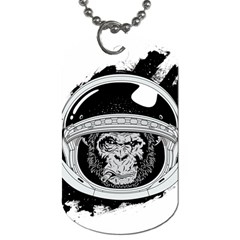 Spacemonkey Dog Tag (two Sides) by goljakoff