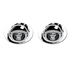 Spacemonkey Cufflinks (oval) by goljakoff