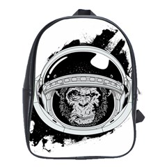 Spacemonkey School Bag (large) by goljakoff