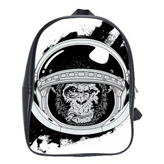 Spacemonkey School Bag (xl) by goljakoff