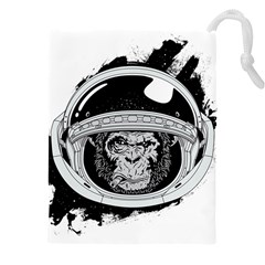 Spacemonkey Drawstring Pouch (5xl) by goljakoff