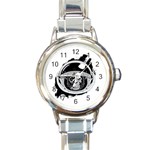 Spacemonkey Round Italian Charm Watch Front