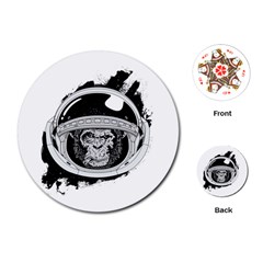 Spacemonkey Playing Cards Single Design (round) by goljakoff