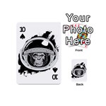 Spacemonkey Playing Cards 54 Designs (Mini) Front - Spade10