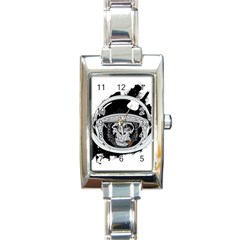 Spacemonkey Rectangle Italian Charm Watch by goljakoff