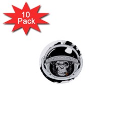 Spacemonkey 1  Mini Buttons (10 Pack)  by goljakoff