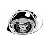 Spacemonkey Oval Magnet Front