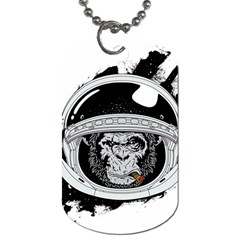 Spacemonkey Dog Tag (two Sides) by goljakoff