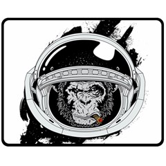 Spacemonkey Fleece Blanket (medium)  by goljakoff