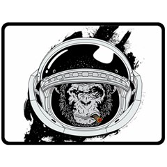 Spacemonkey Double Sided Fleece Blanket (large)  by goljakoff