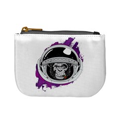 Purple Spacemonkey Mini Coin Purse by goljakoff