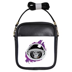 Purple spacemonkey Girls Sling Bag