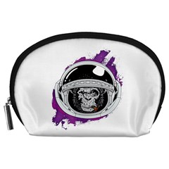 Purple Spacemonkey Accessory Pouch (large) by goljakoff