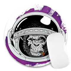 Spacemonkey Round Mousepads by goljakoff