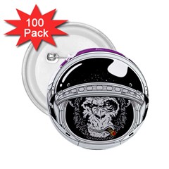 Spacemonkey 2 25  Buttons (100 Pack)  by goljakoff