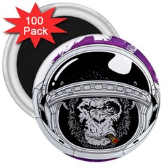 Spacemonkey 3  Magnets (100 Pack) by goljakoff