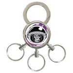 Spacemonkey 3-Ring Key Chain Front