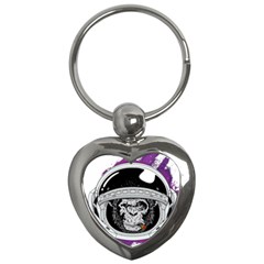 Spacemonkey Key Chain (heart) by goljakoff