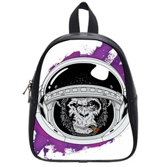 Spacemonkey School Bag (small) by goljakoff