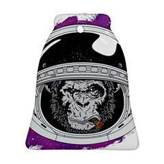 Spacemonkey Bell Ornament (two Sides) by goljakoff