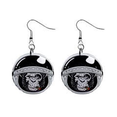 Spacemonkey Mini Button Earrings by goljakoff