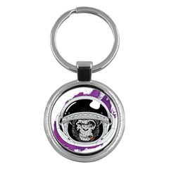 Spacemonkey Key Chain (round) by goljakoff