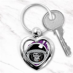 Spacemonkey Key Chain (heart) by goljakoff