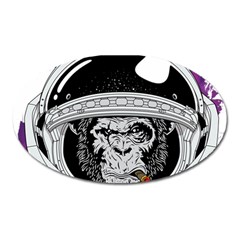 Spacemonkey Oval Magnet by goljakoff