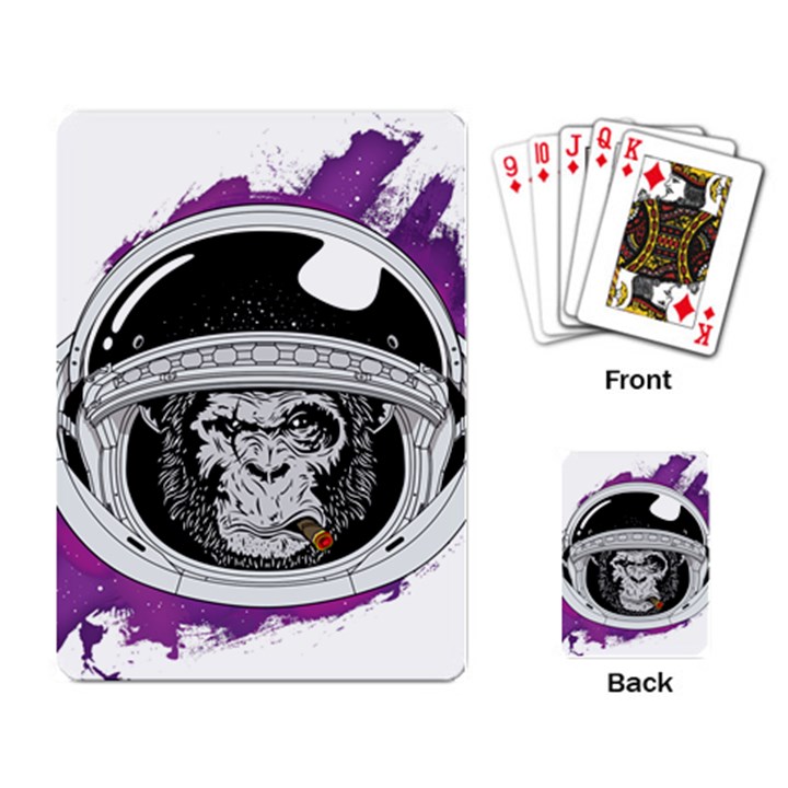 Spacemonkey Playing Cards Single Design (Rectangle)