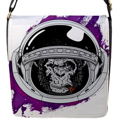 Spacemonkey Flap Closure Messenger Bag (s) by goljakoff