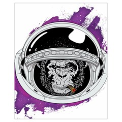 Spacemonkey Drawstring Bag (small) by goljakoff