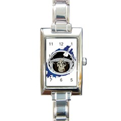 Spacemonkey Rectangle Italian Charm Watch by goljakoff