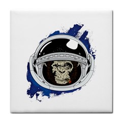 Spacemonkey Tile Coaster by goljakoff