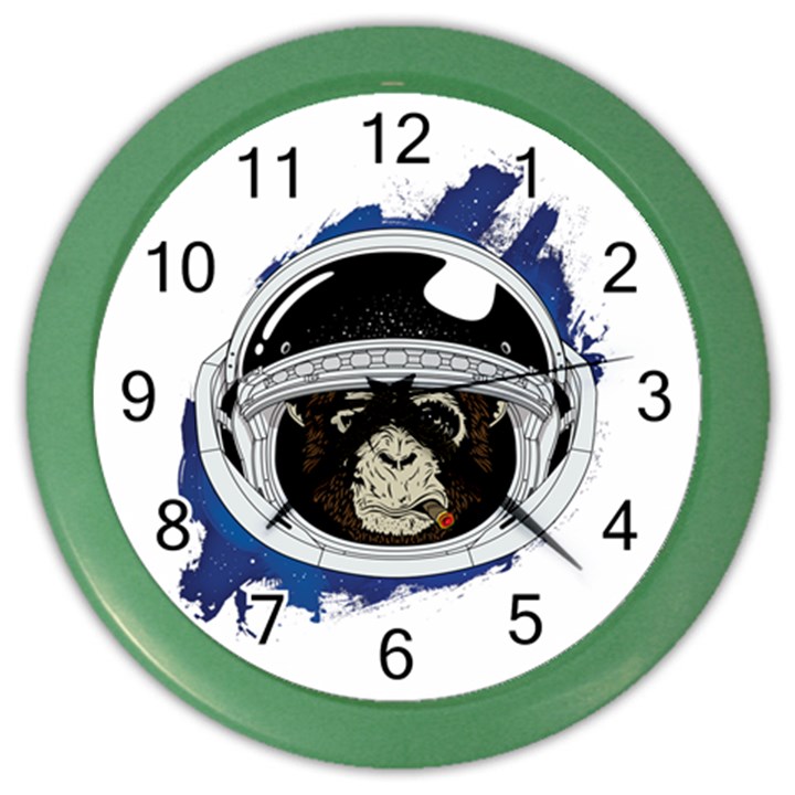 Spacemonkey Color Wall Clock