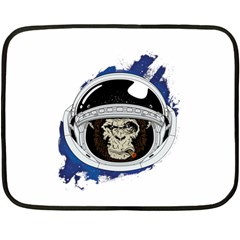 Spacemonkey Fleece Blanket (mini) by goljakoff