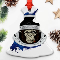 Spacemonkey Ornament (christmas Tree)  by goljakoff