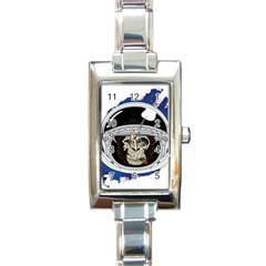 Spacemonkey Rectangle Italian Charm Watch by goljakoff