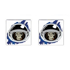 Spacemonkey Cufflinks (square) by goljakoff