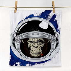 Spacemonkey Face Towel by goljakoff