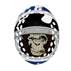 Spacemonkey Ornament (oval Filigree)