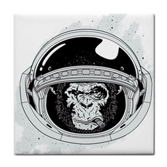 Spacemonkey Tile Coaster by goljakoff