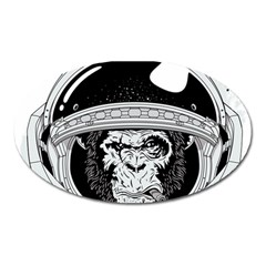 Spacemonkey Oval Magnet by goljakoff