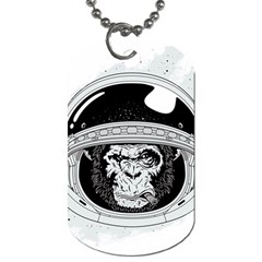 Spacemonkey Dog Tag (one Side) by goljakoff