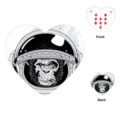 Spacemonkey Playing Cards Single Design (heart) by goljakoff