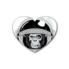 Spacemonkey Heart Coaster (4 Pack) 