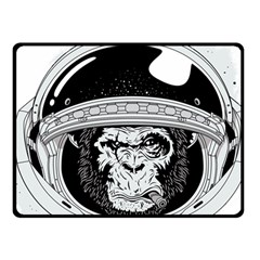 Spacemonkey Fleece Blanket (small) by goljakoff