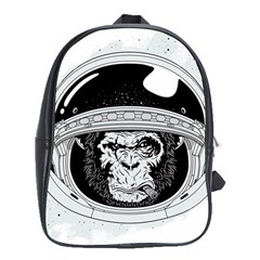 Spacemonkey School Bag (xl) by goljakoff