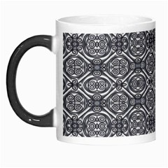 Silver Ornate Decorative Design Pattern Morph Mugs by dflcprintsclothing