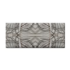 Monochrome Module Pattern Iv Hand Towel by kaleidomarblingart